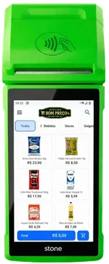 Leeve PDV na maquininha Stone